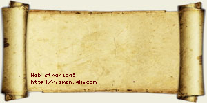 Una Biočanin vizit kartica